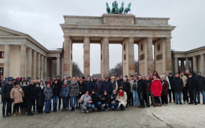 Gautanzgruppe bei der Grünen Woche in Berlin